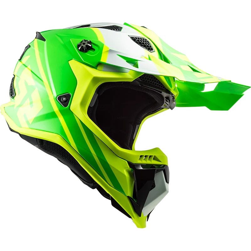 LS2 MX700 SUBVERTER Evo Gammax Gloss Hi Viz Yellow Green