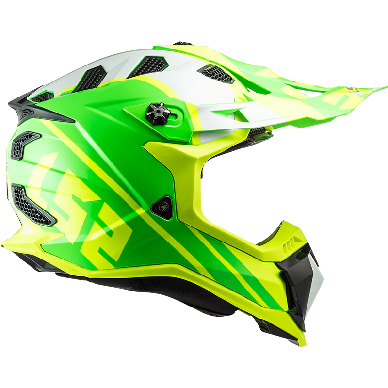 LS2 MX700 SUBVERTER Evo Gammax Gloss Hi Viz Yellow Green