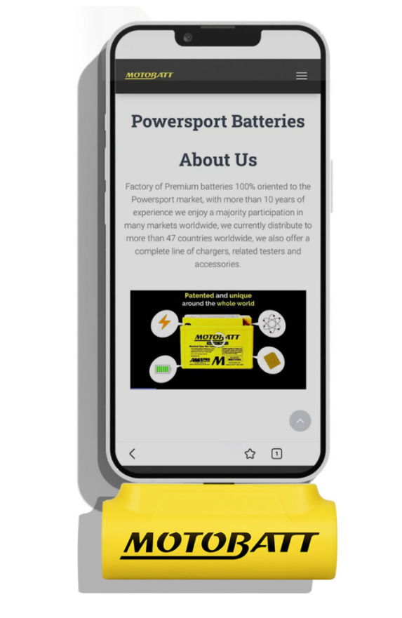 Motobatt Lithium Mini Portable Power Bank 3000mAh