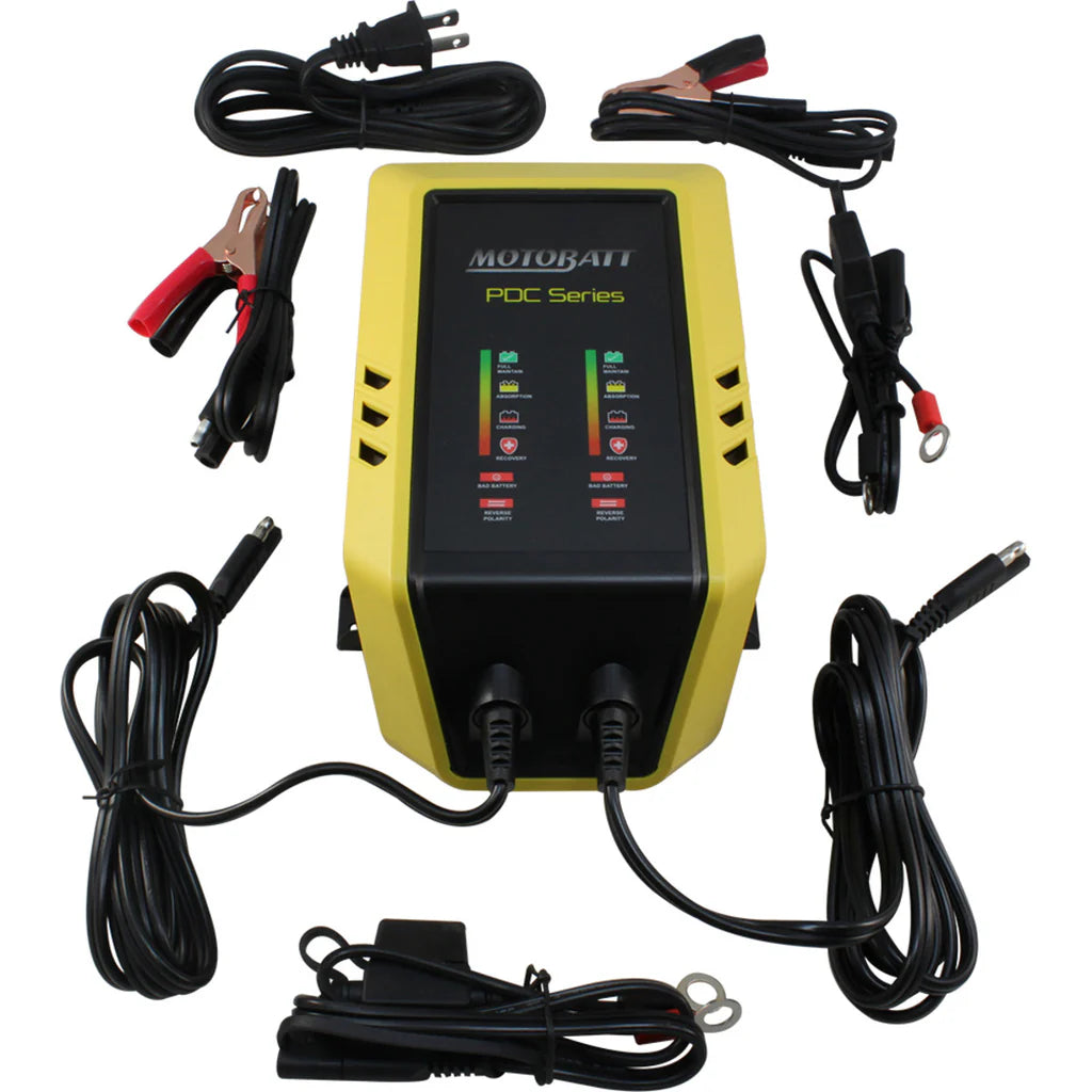 Motobatt PDC2X2A Battery Charger - 12V 2Ah
