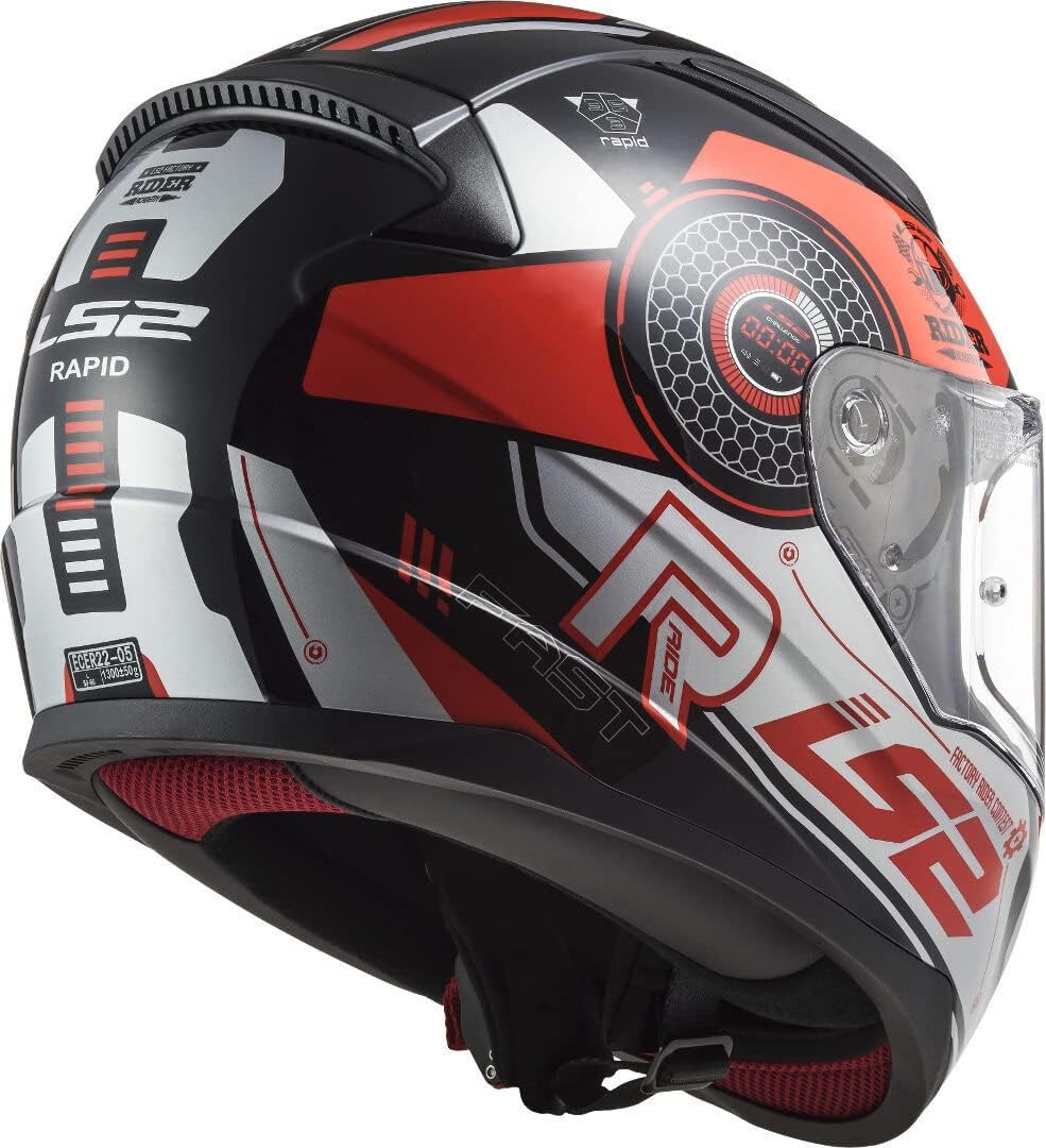 LS2 FF353 RAPID Black Red Silver