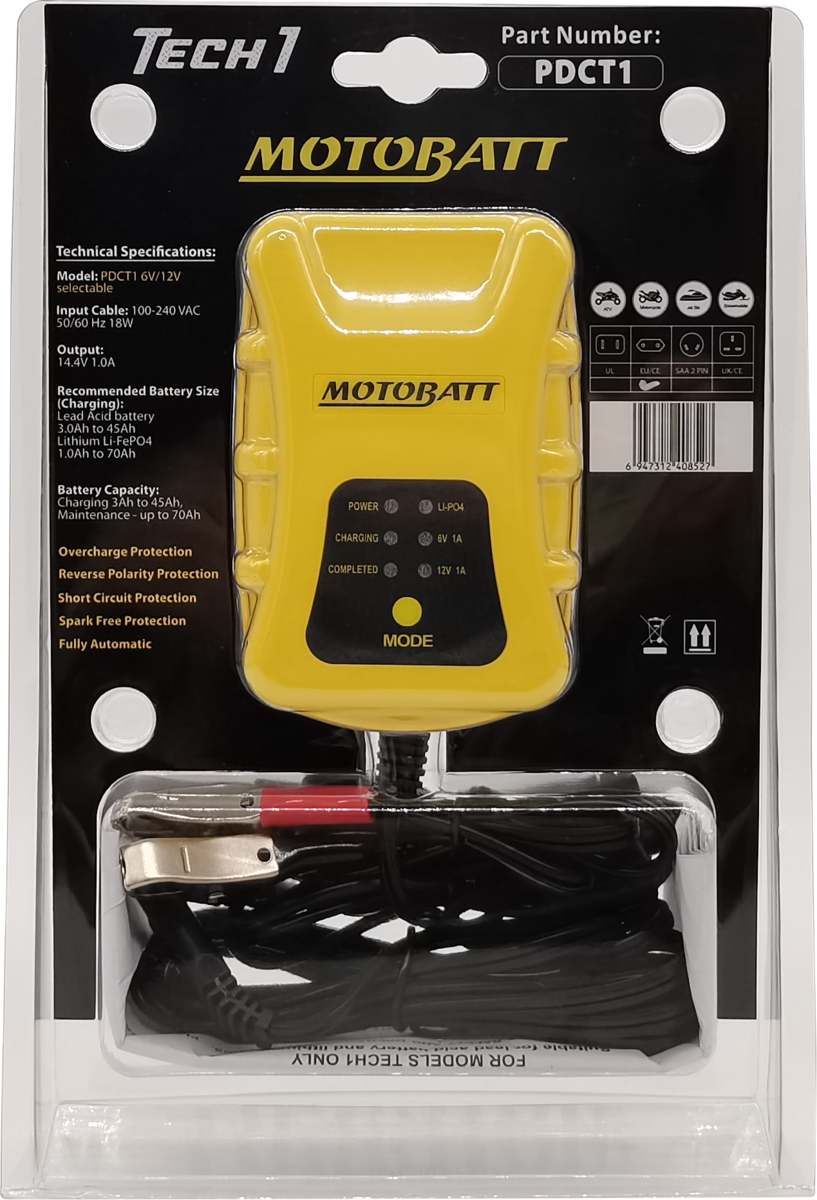 Motobatt PDCT1 Tech 1 6V12V