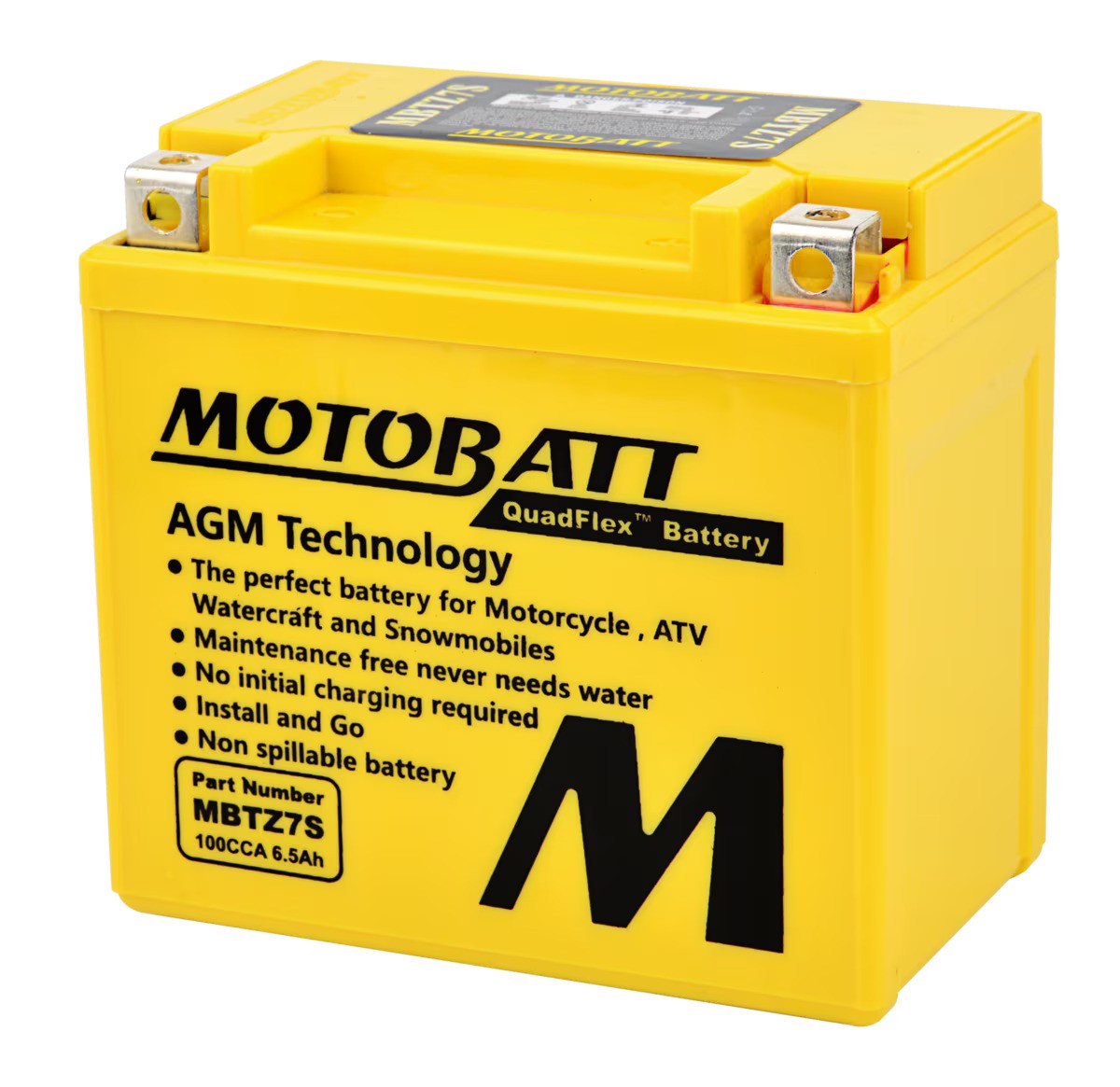 Motobatt MBTZ7S 12V AGM Battery