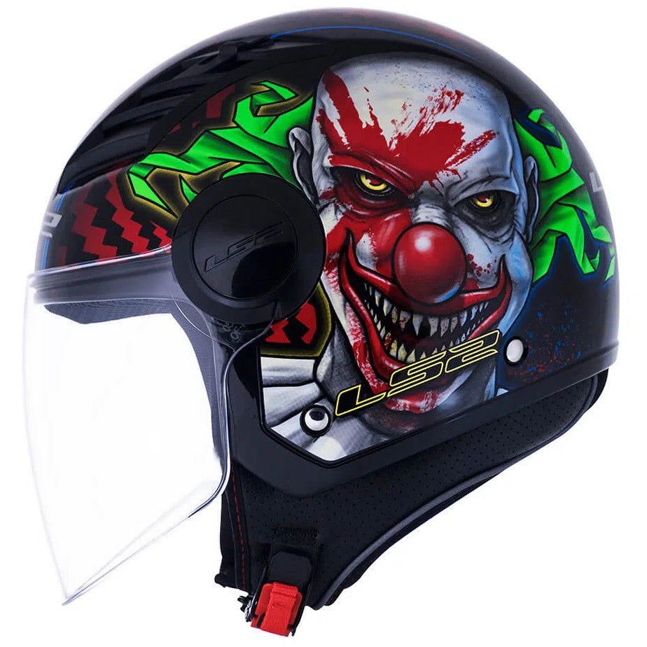 LS2 OF562 Airflow HAPPY DREAM Matt Black Red