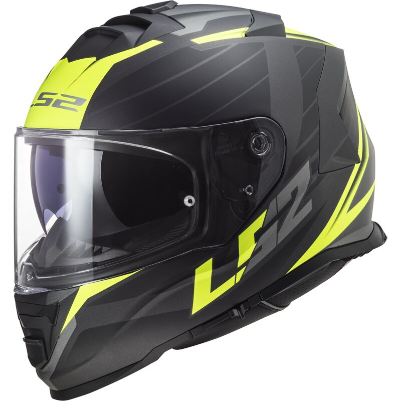 LS2 FF800 STORM, Matt black yellow