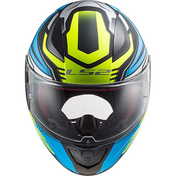 LS2 FF353 RAPID Matt Black Blue Yellow