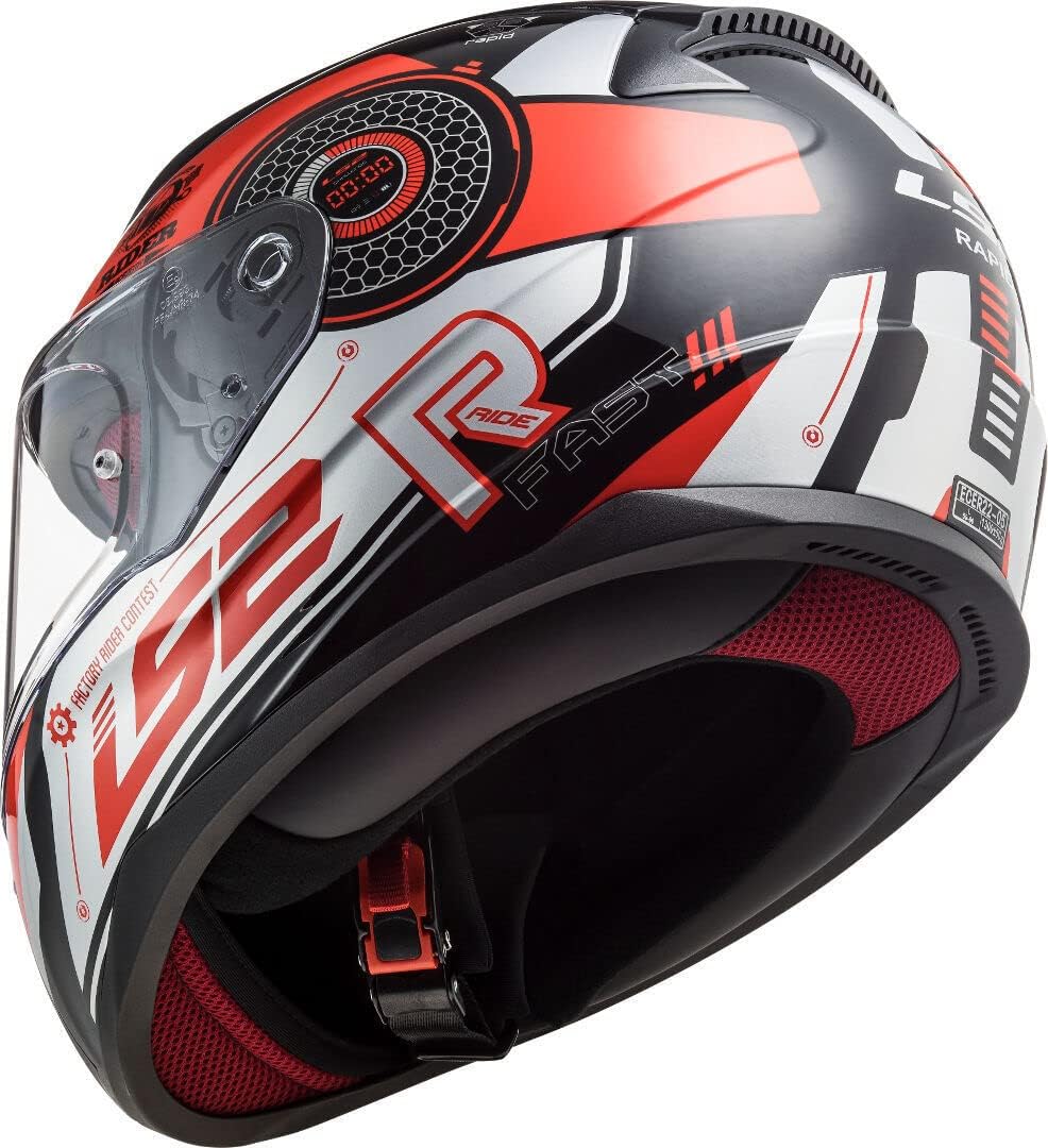 LS2 FF353 RAPID Black Red Silver