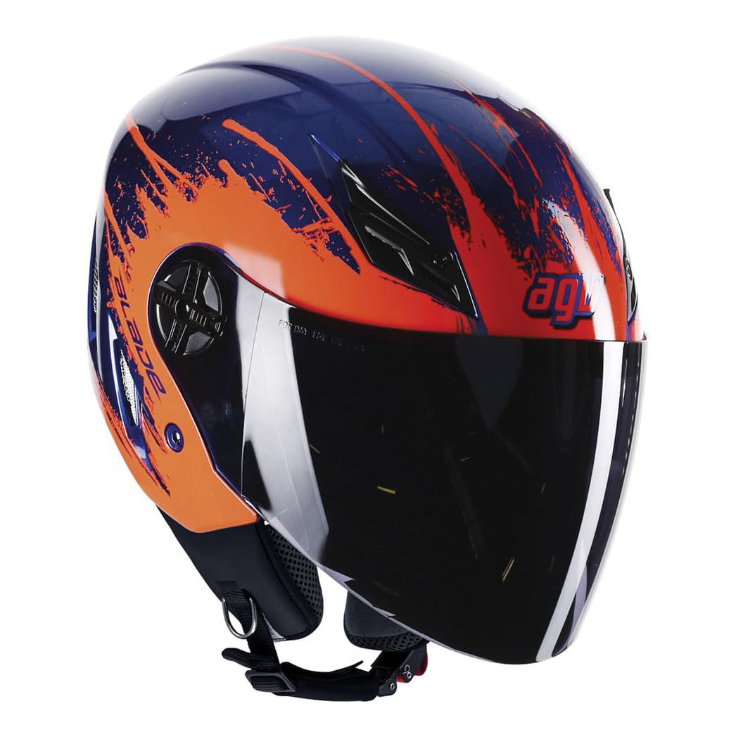 AGV Blade, Blue Orange Clear Visor