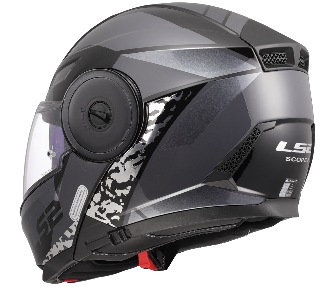 LS2 FF902 Scope II OXYD Gloss Black Titanium