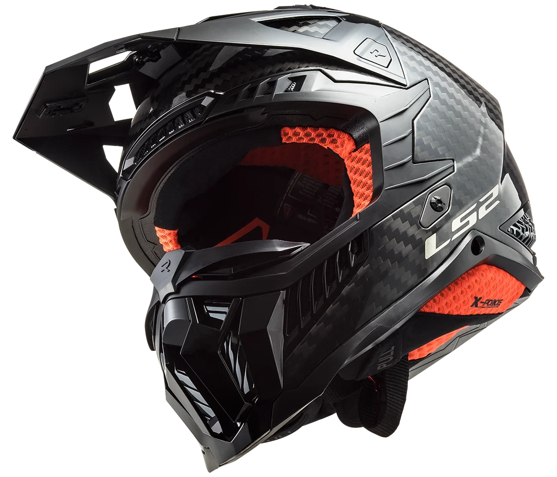 LS2 MX703 X-Force - Gloss Carbon