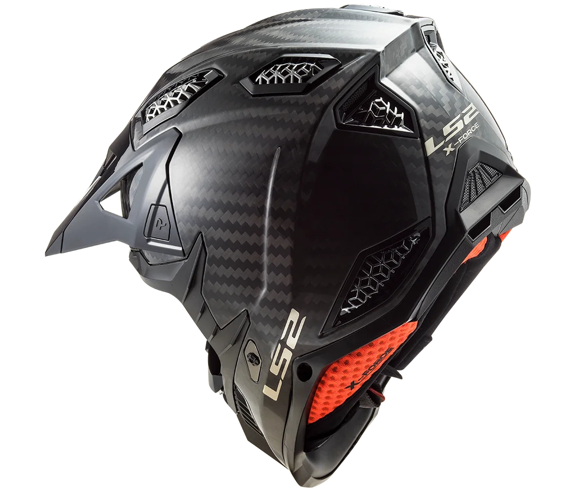 LS2 MX703 X-Force - Gloss Carbon