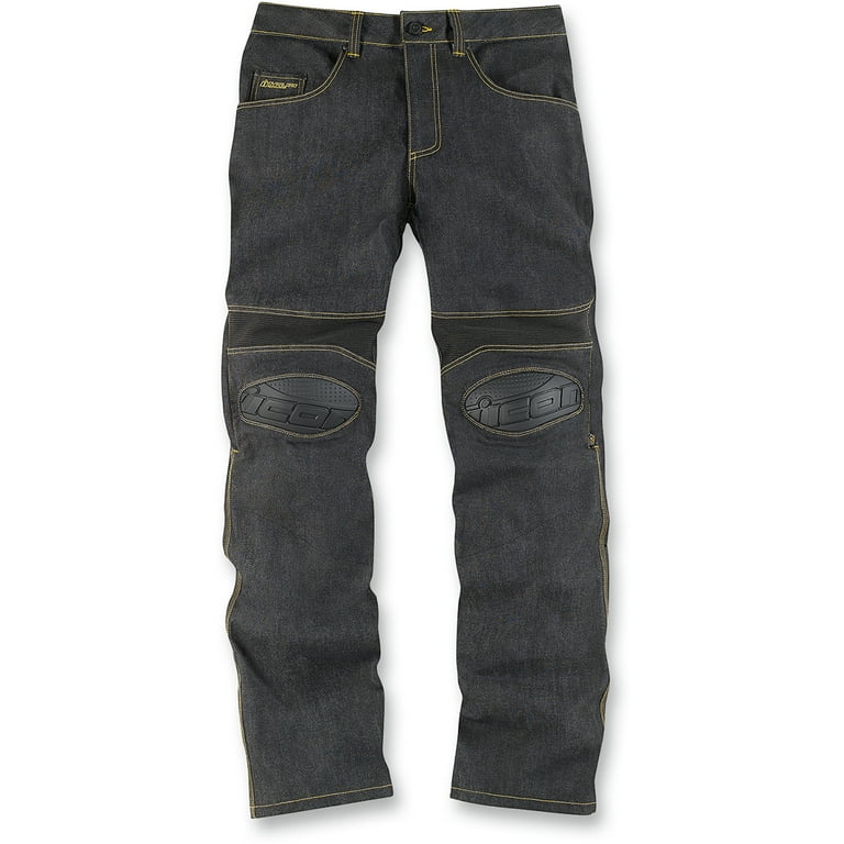 Icon Overlord Riding Pants Blue