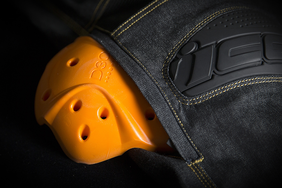 Icon Overlord Riding Pants Blue