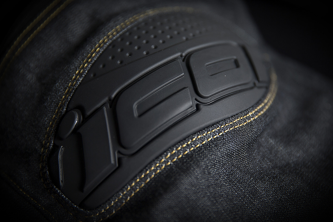 Icon Overlord Riding Pants Blue