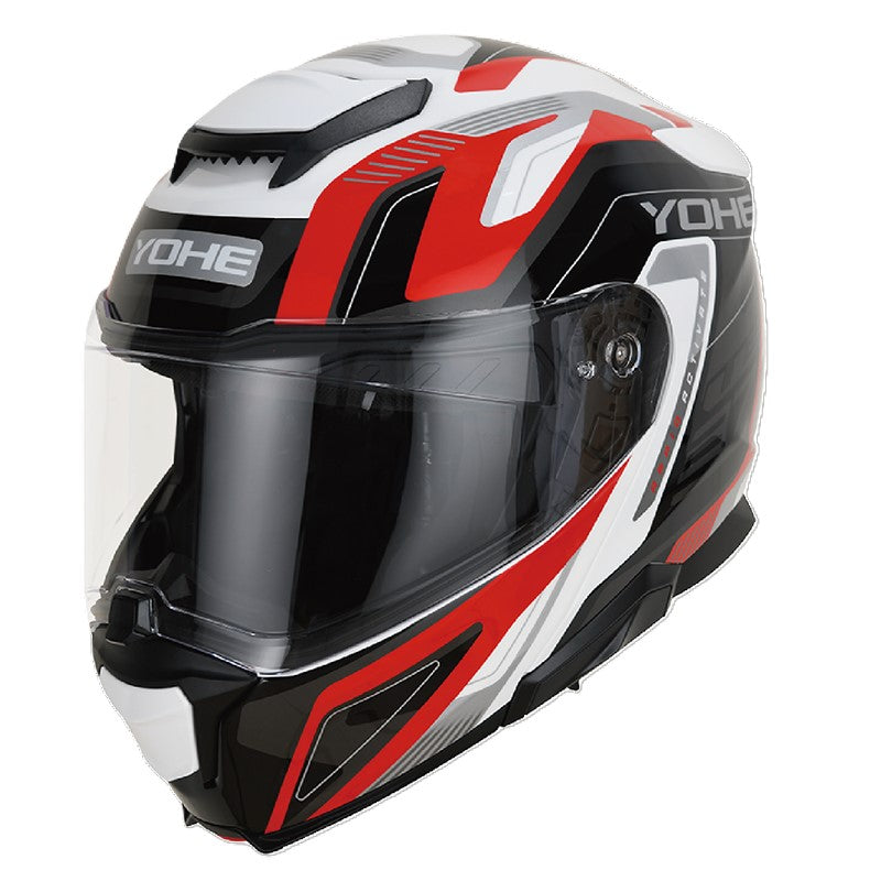 Yohe 937SV Helmet GLOSSY WHITE/RED