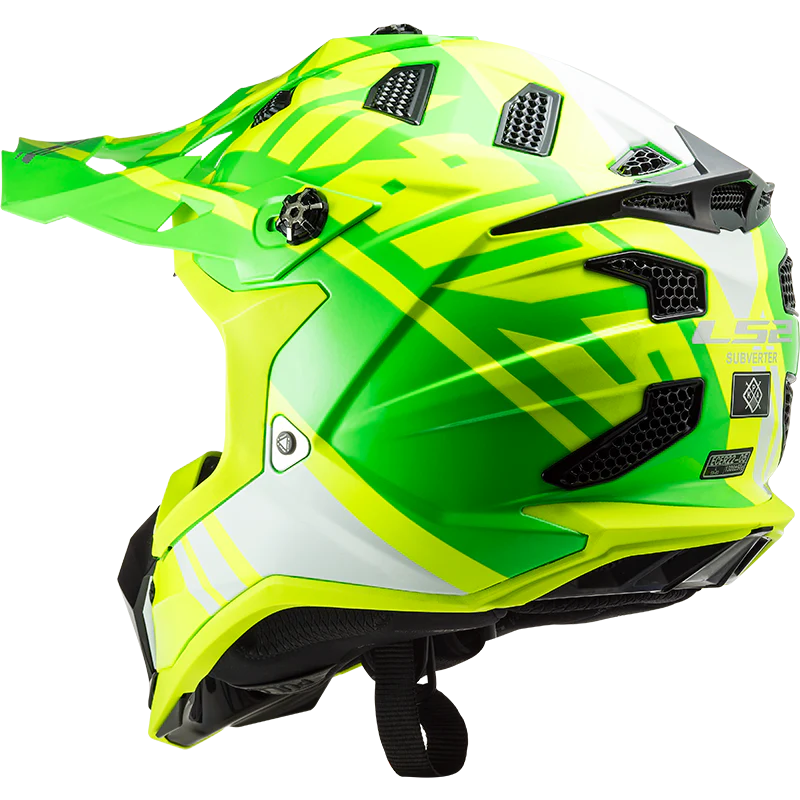LS2 MX700 SUBVERTER Evo Gammax Gloss Hi Viz Yellow Green