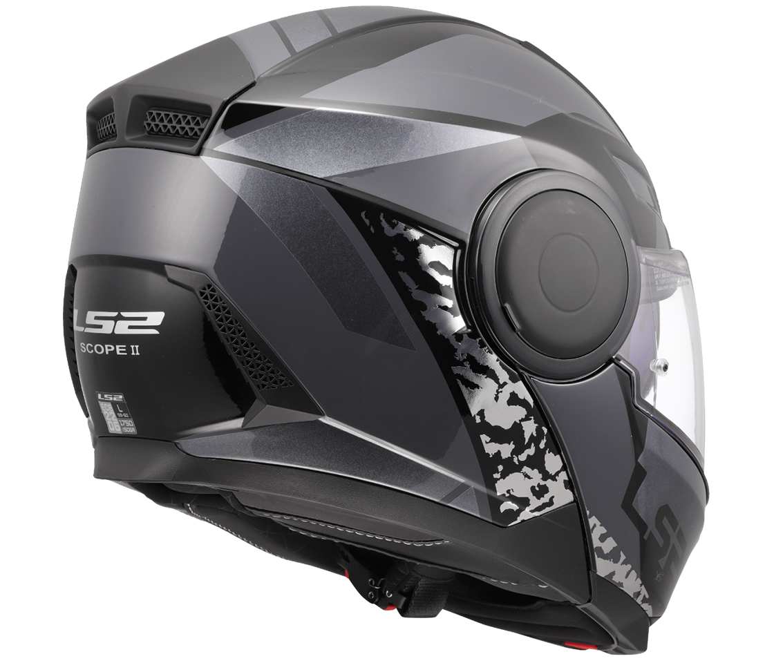 LS2 FF902 Scope II OXYD Gloss Black Titanium