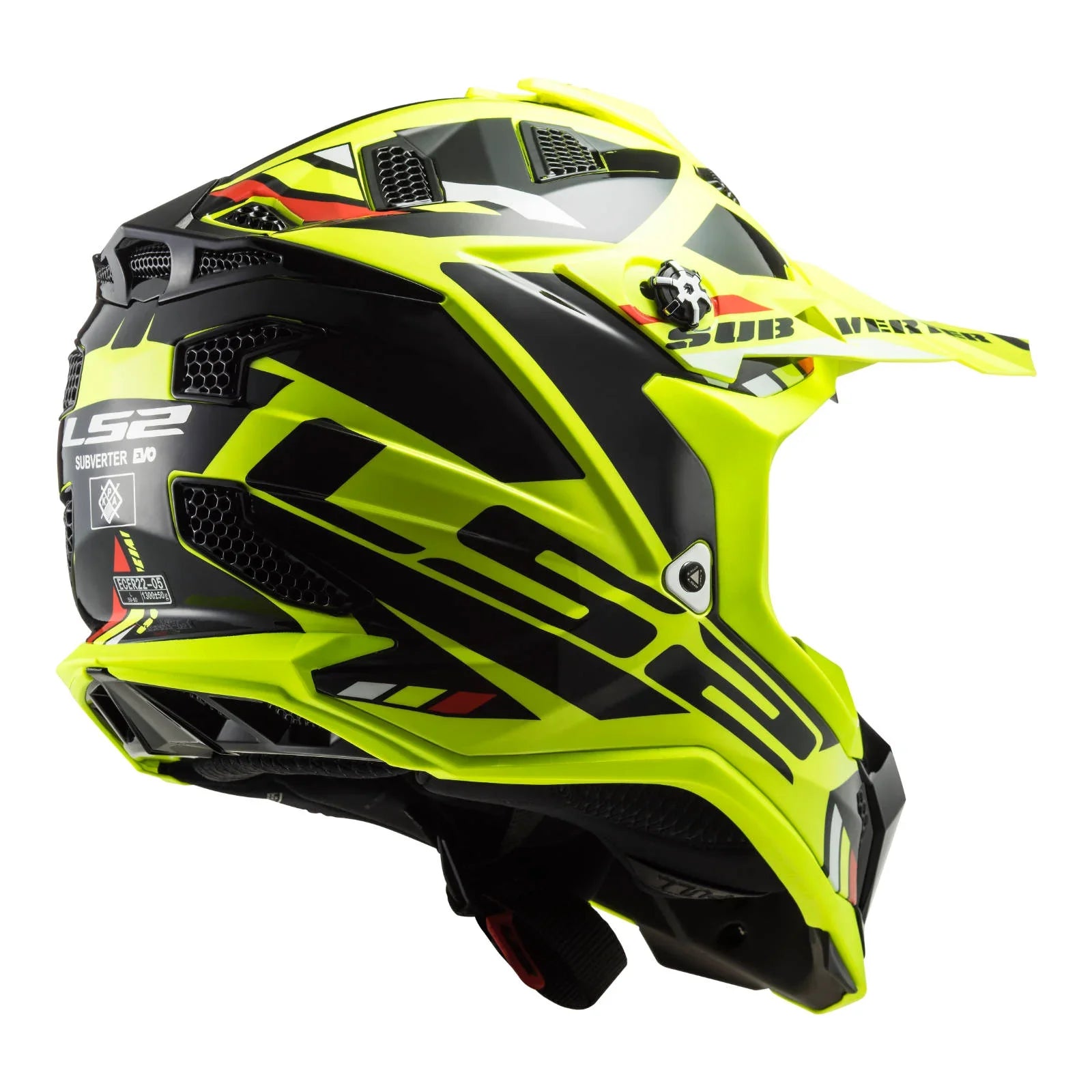 LS2 MX700 Subverter Evo Stomp - Yellow / Black