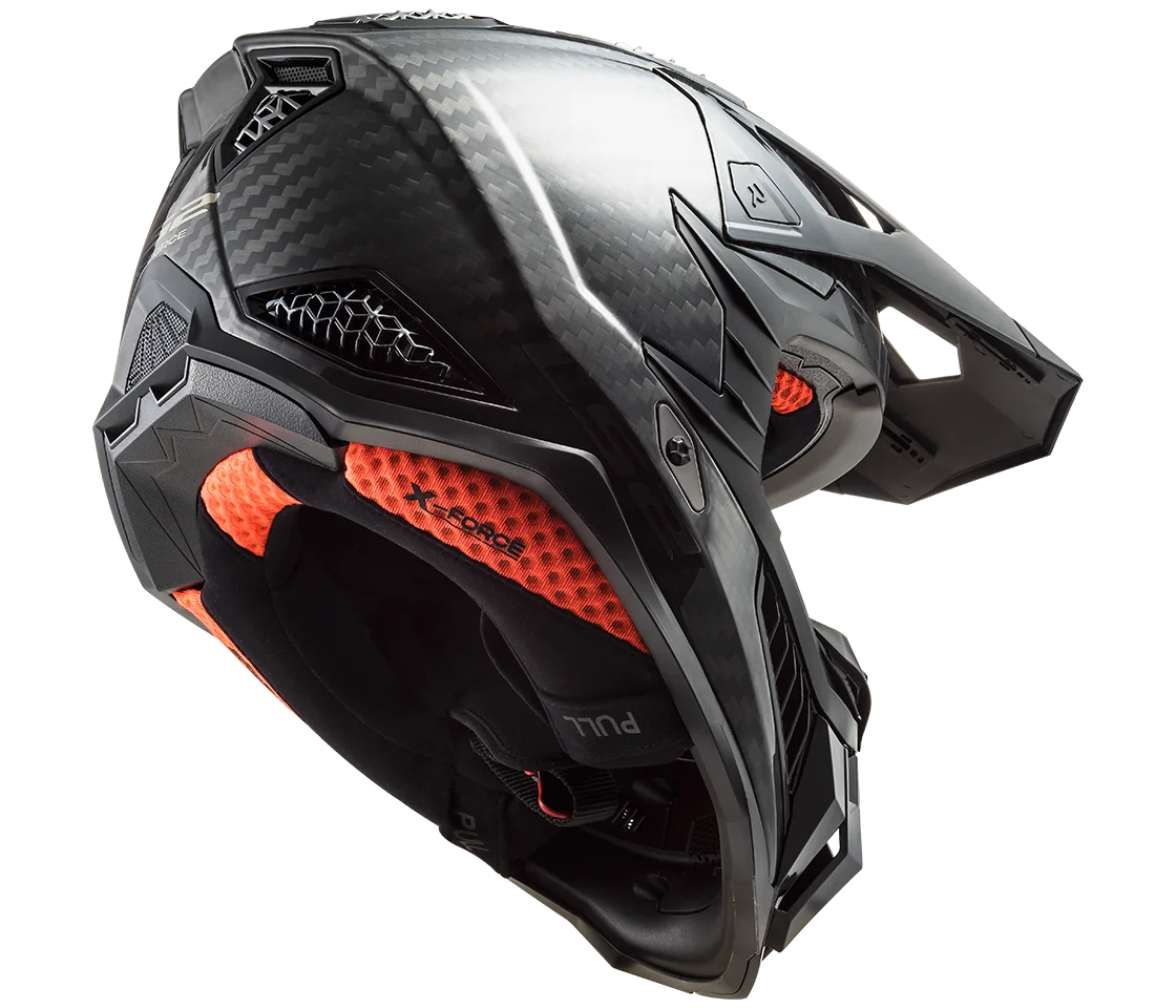 LS2 MX703 X-Force - Gloss Carbon