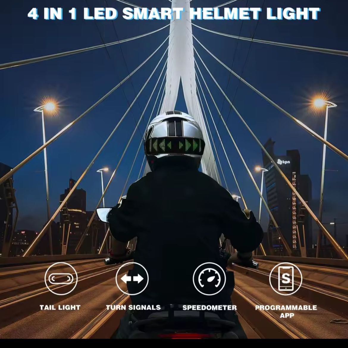 Programmable Led Helmet LED Helmet Customizable Screen Display – EGY-Motors