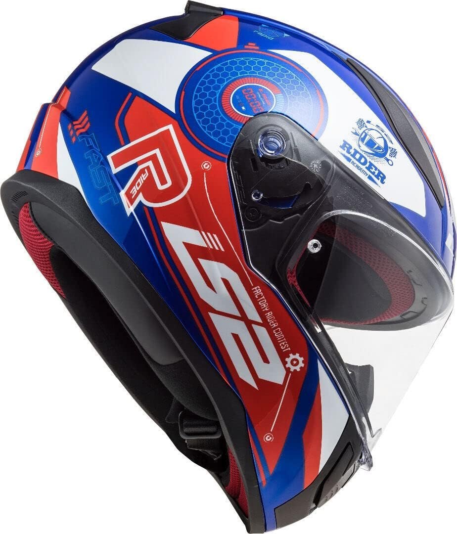 LS2 FF353 RAPID Blue Red - الصورة 6