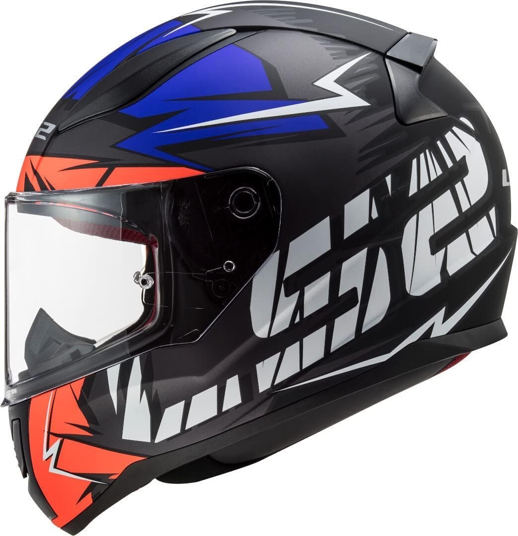 LS2 FF353 RAPID Matt Fluo Orange Blue - الصورة 4