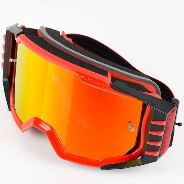 LS2 CHARGER PRO GOGGLES - RED LENSES - Image 4