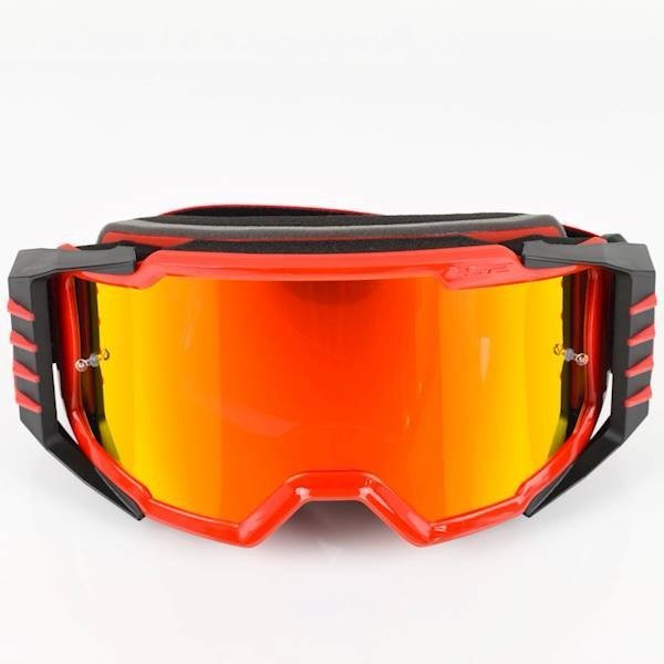 LS2 CHARGER PRO GOGGLES - RED LENSES - Image 2