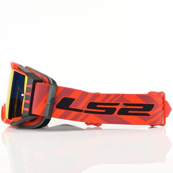 LS2 CHARGER PRO GOGGLES - RED LENSES - Image 3