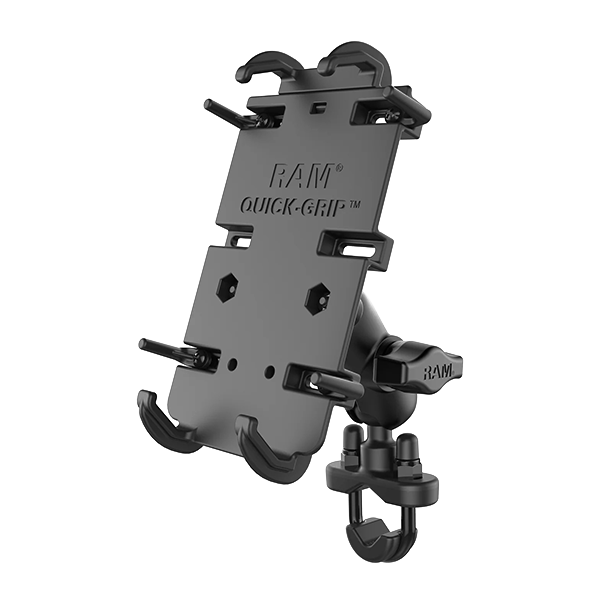 RAM Quick-Grip XL Phone Mount with Handlebar U-Bolt Base - Short ARM
