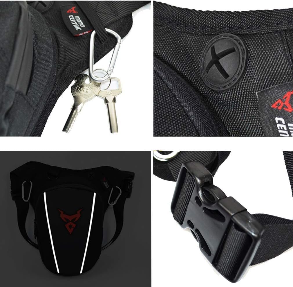 Motocentric Leg Bag - Stealth Red - Image 4