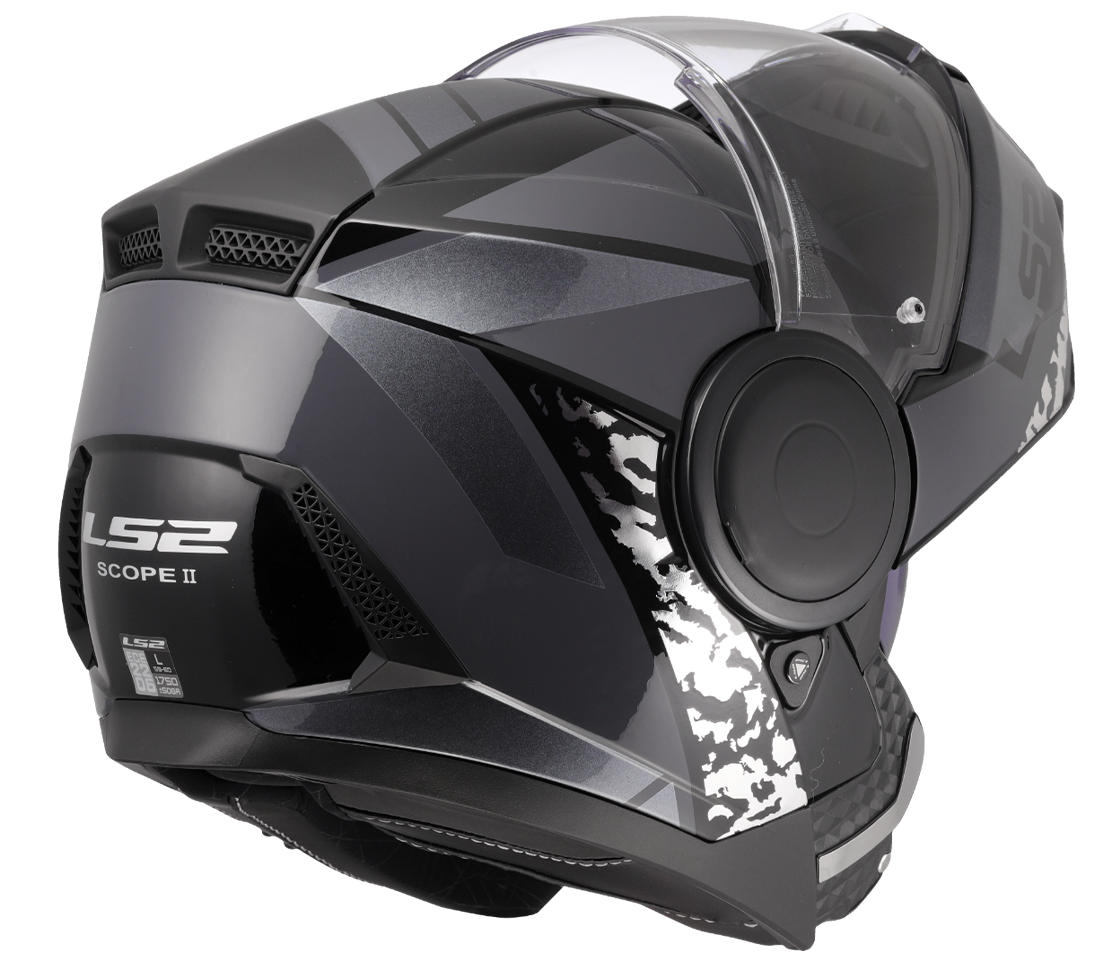 LS2 FF902 Scope II OXYD Gloss Black Titanium - Image 4