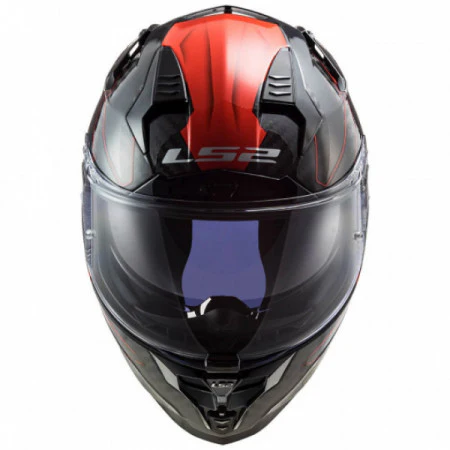 LS2 FF327 CHALLENGER CARBON GLOSS RED - Image 2