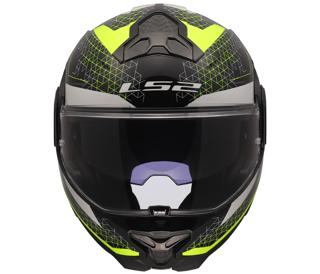 LS2 FF910 ADVANT II - ASTRAL Modular helmet Gloss H-V Yellow - Image 5