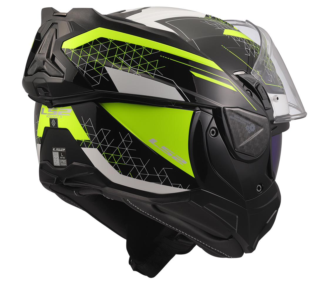 LS2 FF910 ADVANT II - ASTRAL Modular helmet Gloss H-V Yellow - Image 3