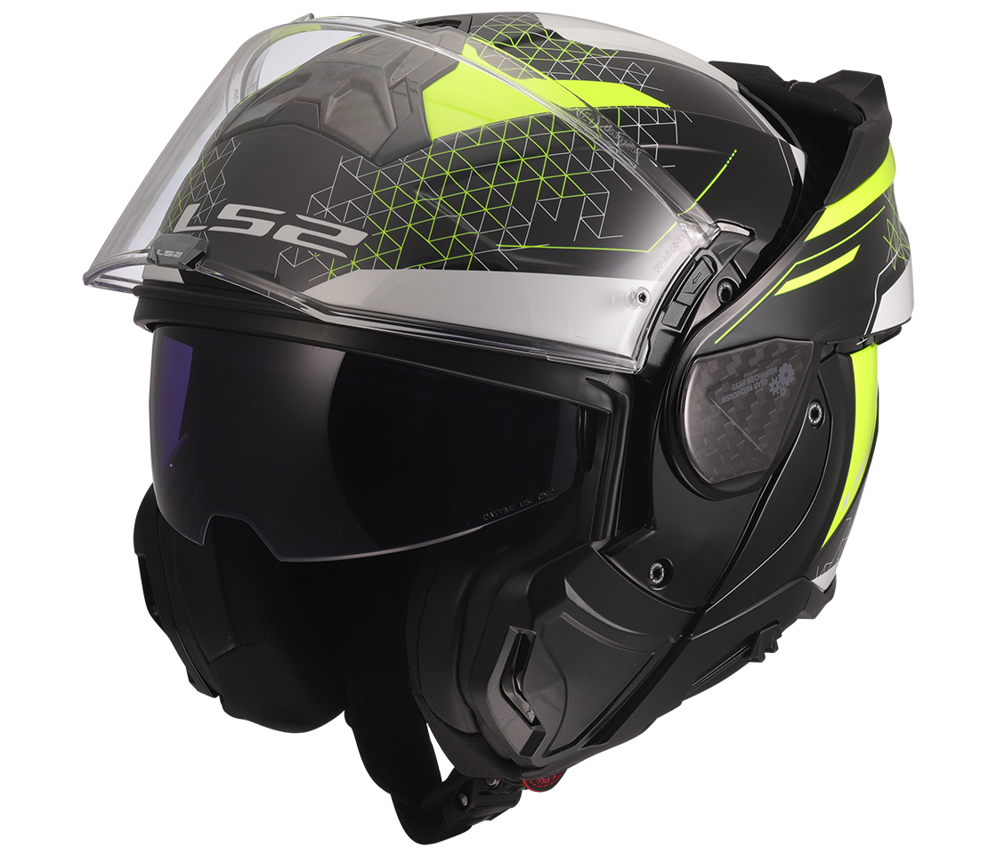 LS2 FF910 ADVANT II - ASTRAL Modular helmet Gloss H-V Yellow - Image 2