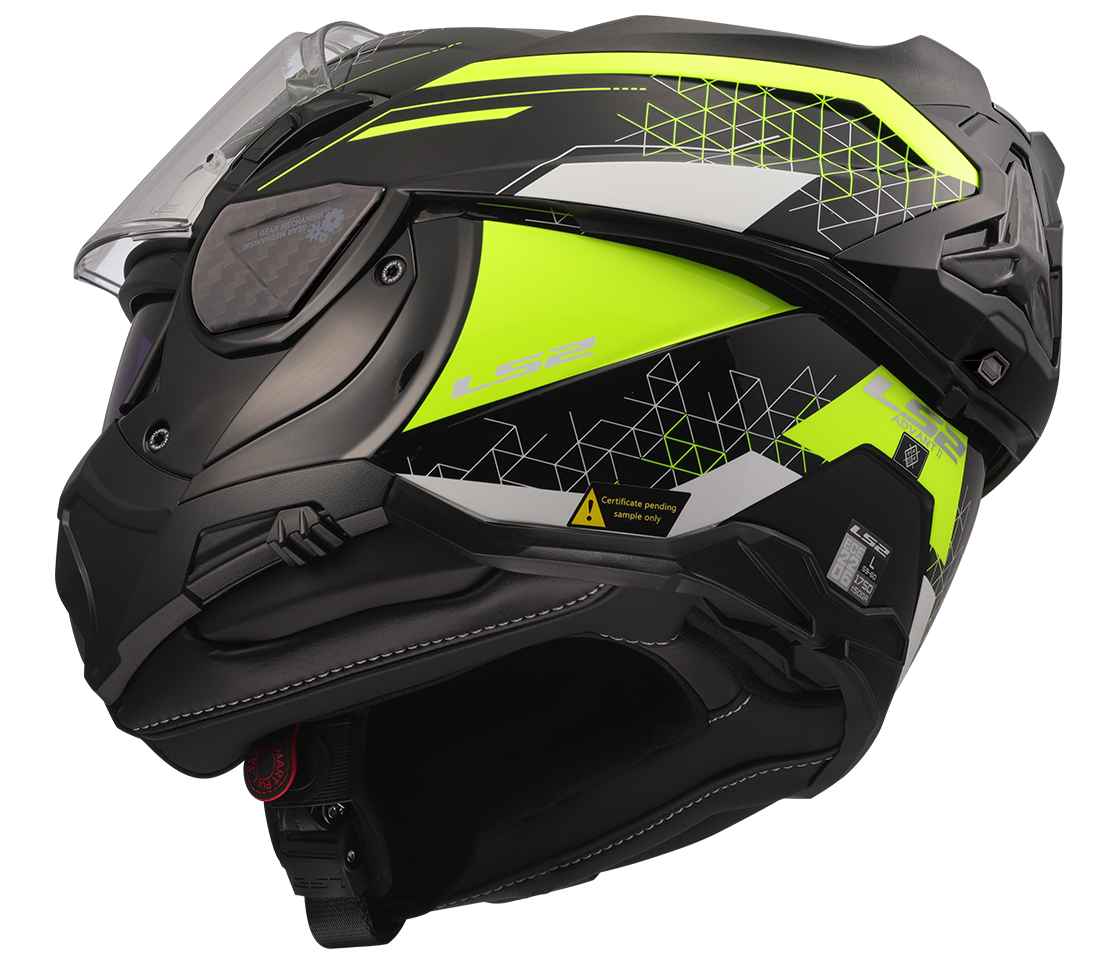 LS2 FF910 ADVANT II - ASTRAL Modular helmet Gloss H-V Yellow - Image 4