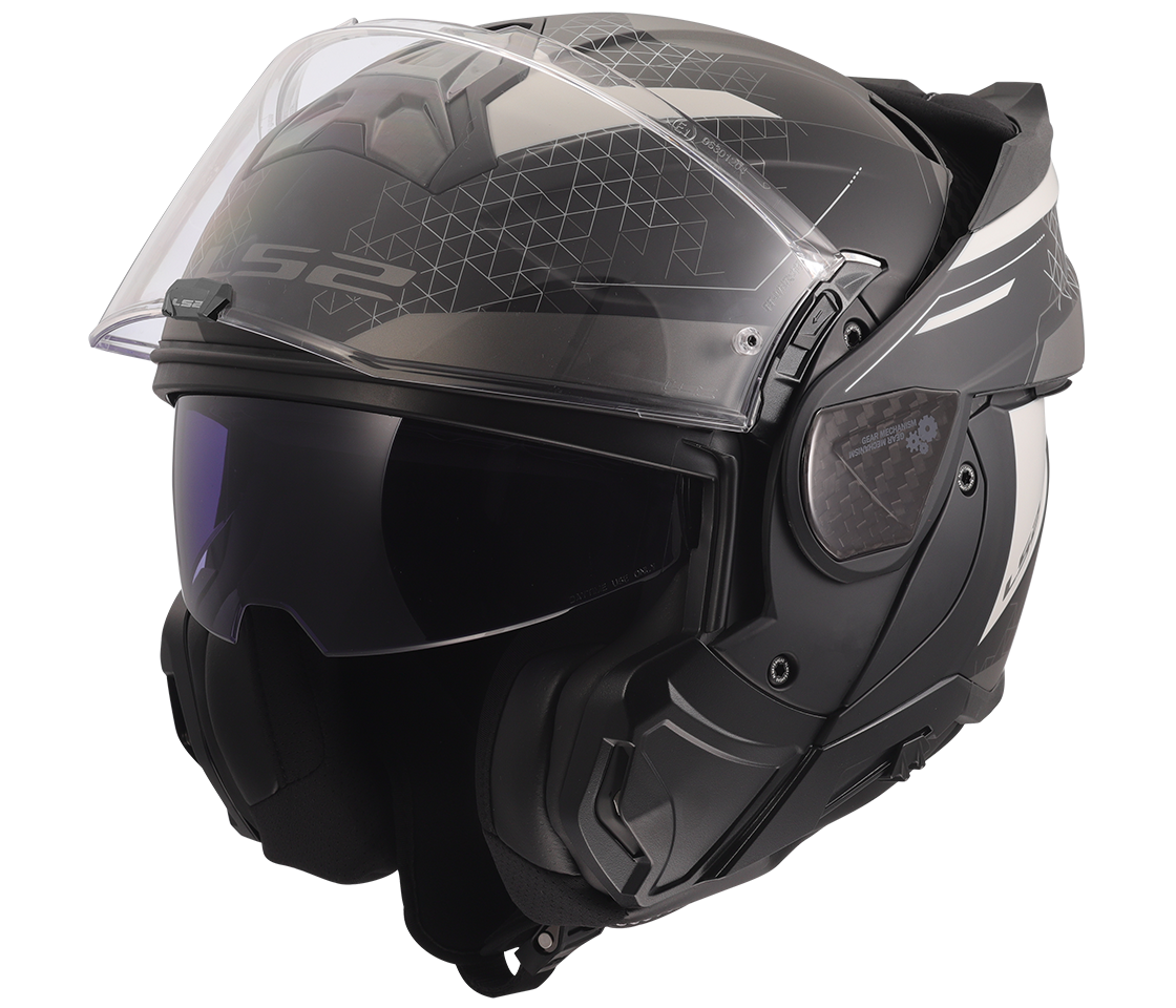 LS2 FF910 ADVANT II ASTRAL Modular helmet Matt Grey - Image 2