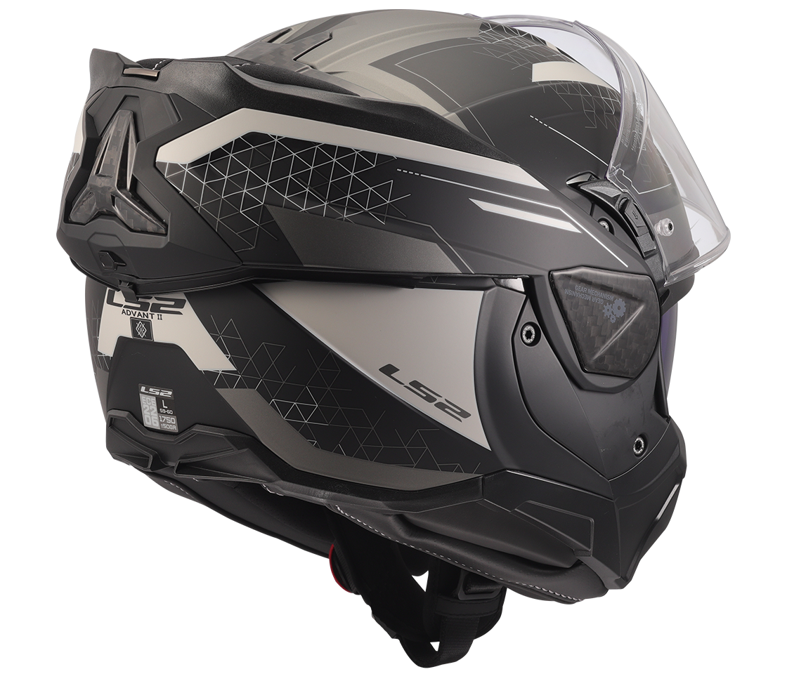LS2 FF910 ADVANT II ASTRAL Modular helmet Matt Grey - Image 6
