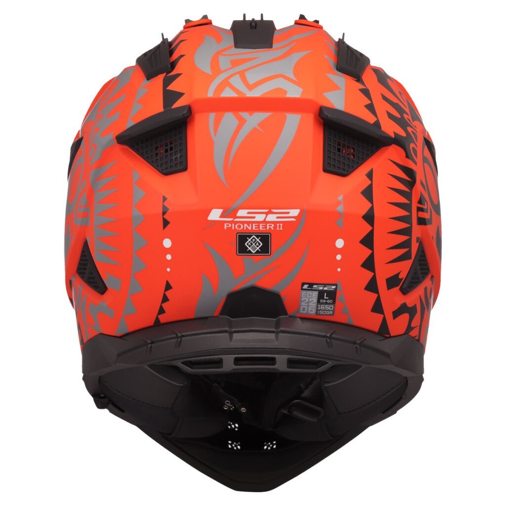LS2 MX702 PIONEER II RANGI ORANGE - Image 5