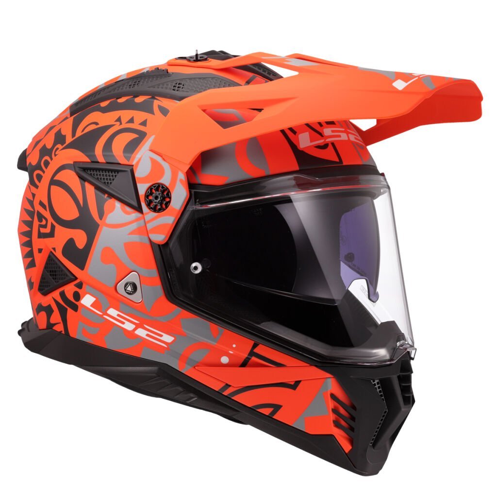 LS2 MX702 PIONEER II RANGI ORANGE - Image 8