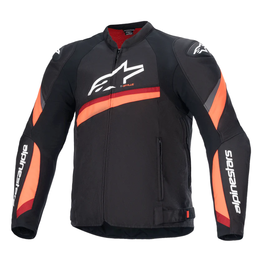 Alpinestars T-GP Plus R V4 Jacket Black Red Fluo