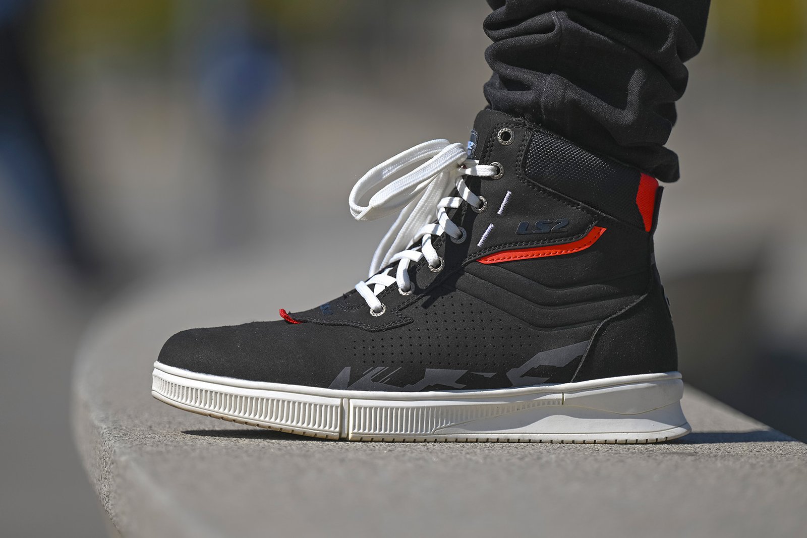 LS2 CHROME BOOTS BLACK - الصورة 2