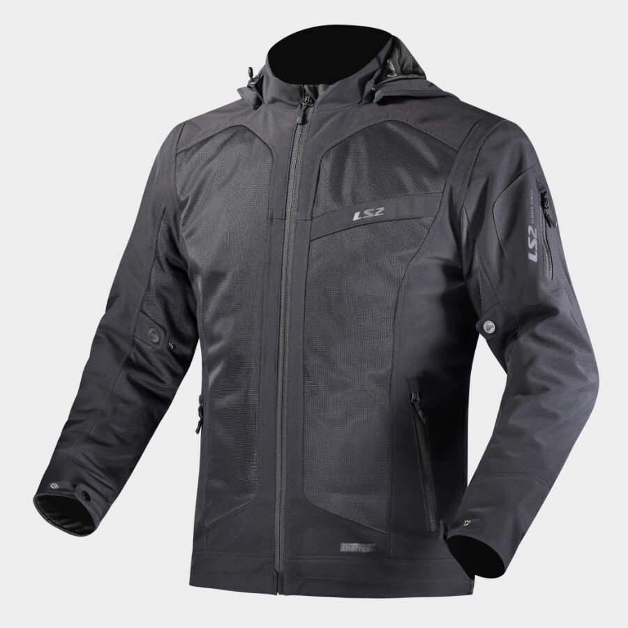 LS2 BOLTON AIR JACKET BLACK