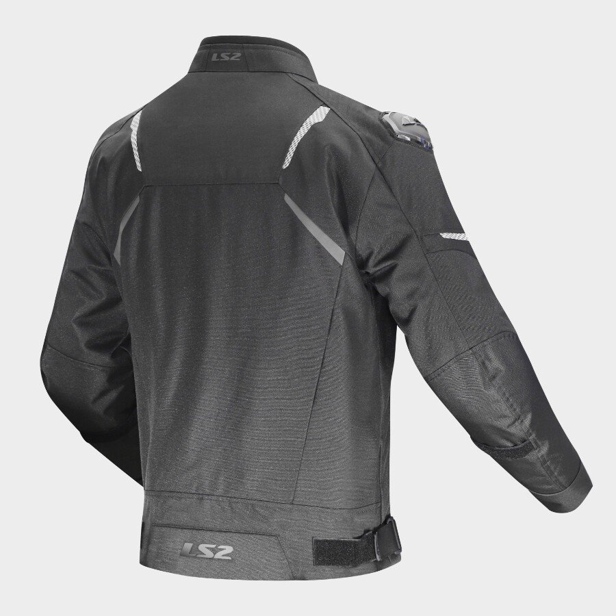 LS2 ZOOM JACKET BLACK - Image 2