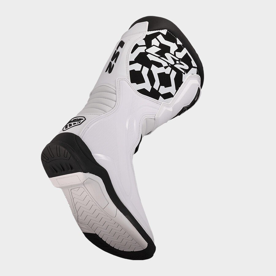 LS2 RAPTOR BOOTS BLACK WHITE - Image 4