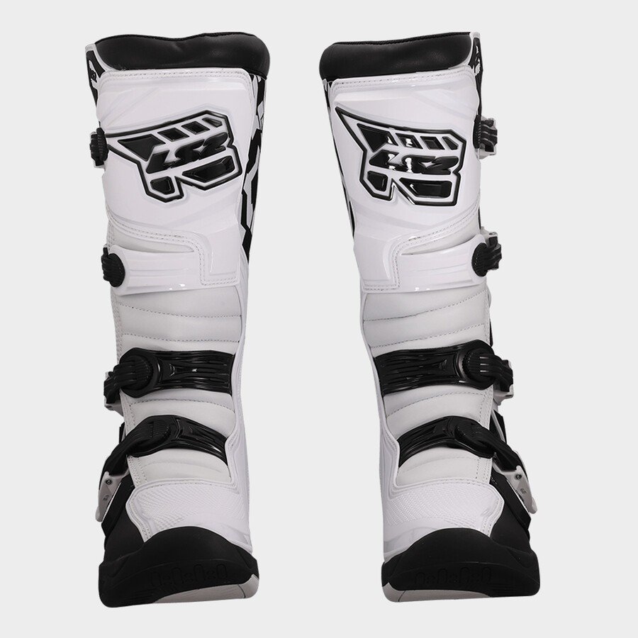 LS2 RAPTOR BOOTS BLACK WHITE - Image 2