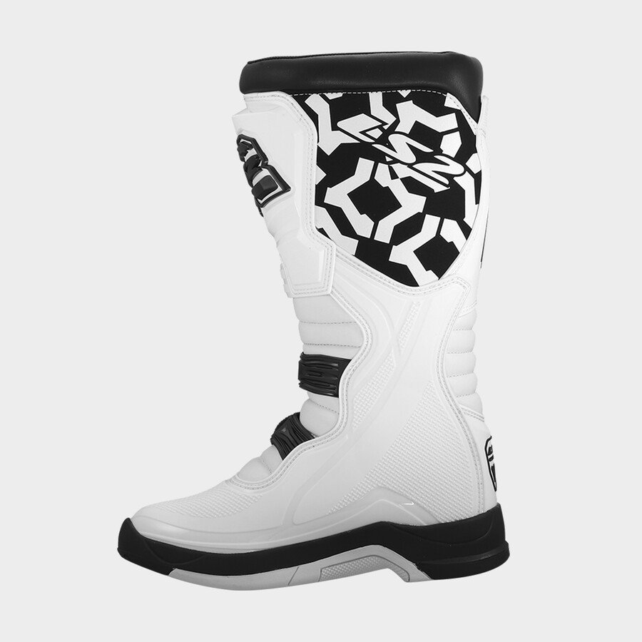 LS2 RAPTOR BOOTS BLACK WHITE - Image 5