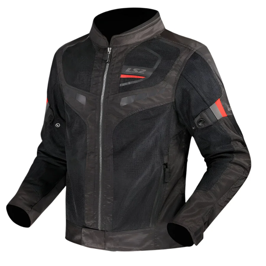 LS2 GARDA AIR JACKET Black Red