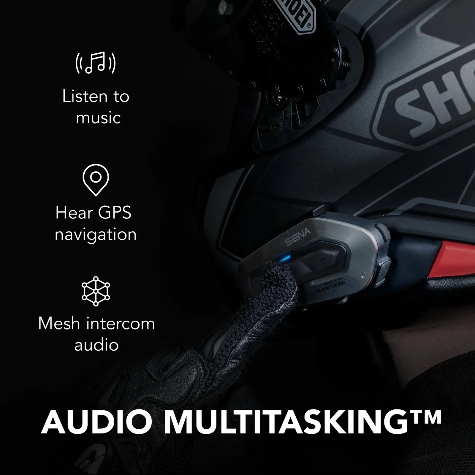 SENA SRL-EXT Bluetooth Headset & Intercom - الصورة 7